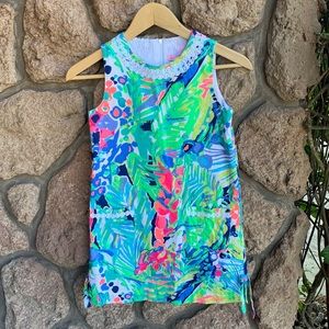 Girls Lilly Pulitzer shift dress size 10